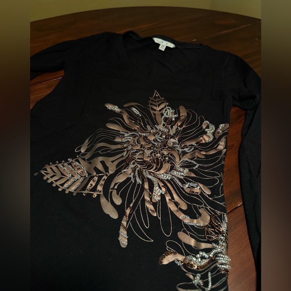CAbi Beaded Top